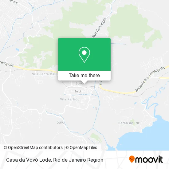 Casa da Vovó Lode map
