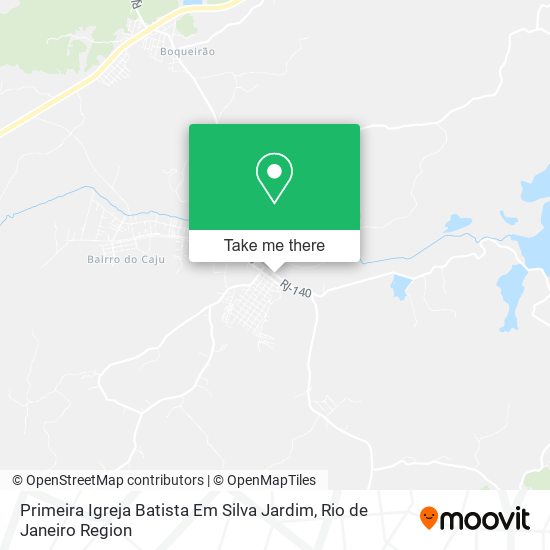 Primeira Igreja Batista Em Silva Jardim map