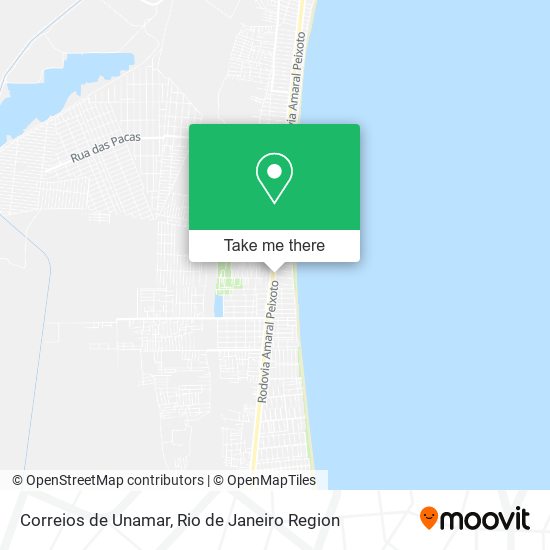 Correios de Unamar map