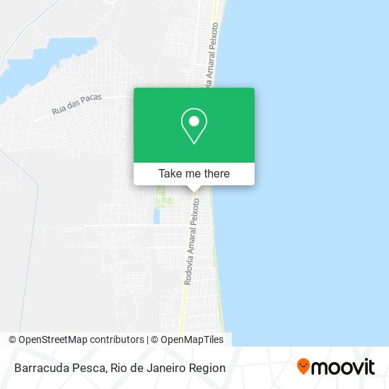 Barracuda Pesca map