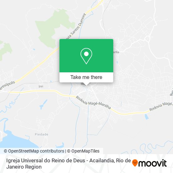 Igreja Universal do Reino de Deus - Acailandia map