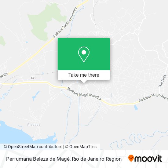 Perfumaria Beleza de Magé map
