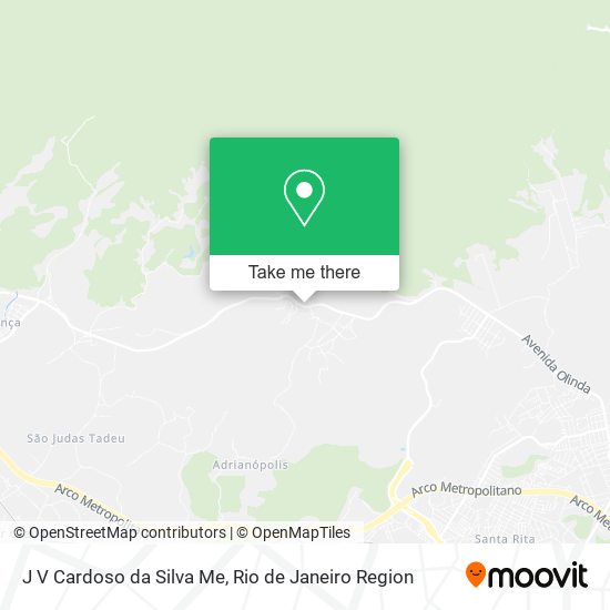 J V Cardoso da Silva Me map