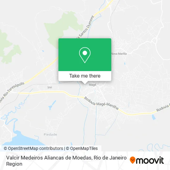 Valcir Medeiros Aliancas de Moedas map