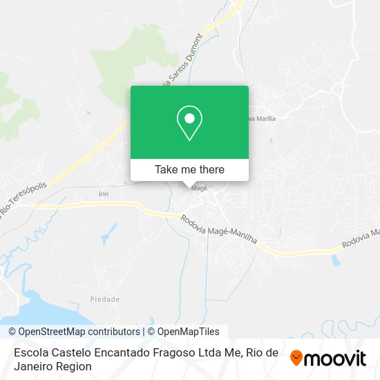 Escola Castelo Encantado Fragoso Ltda Me map