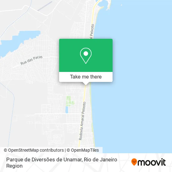 Parque de Diversões de Unamar map