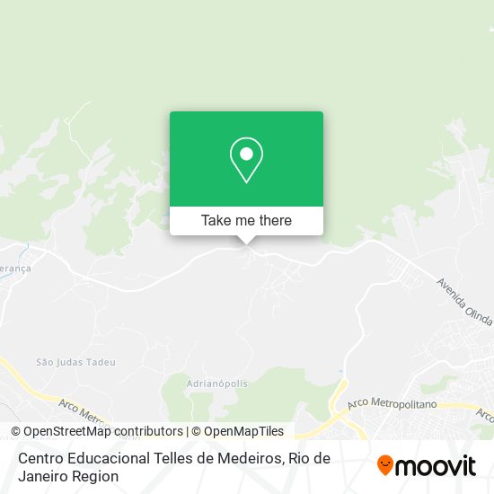 Centro Educacional Telles de Medeiros map