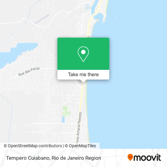 Tempero Cuiabano map