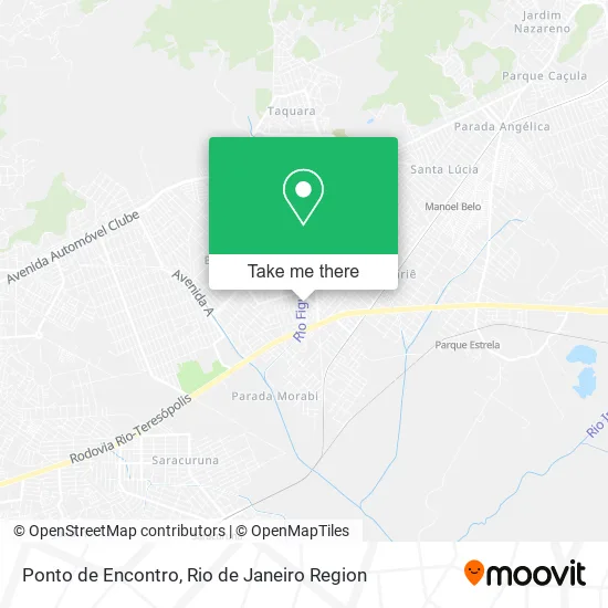 Ponto de Encontro map