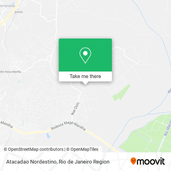 Atacadao Nordestino map