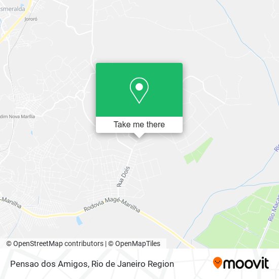 Pensao dos Amigos map