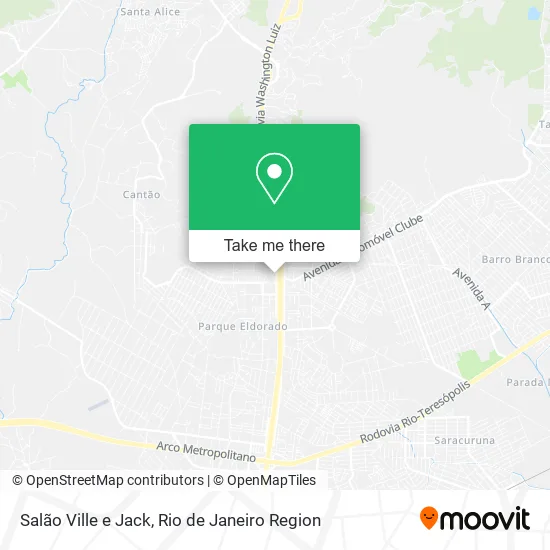 Salão Ville e Jack map