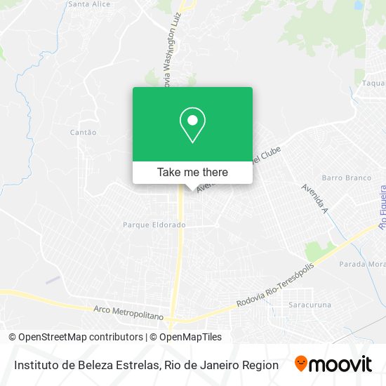 Instituto de Beleza Estrelas map