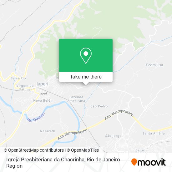Igreja Presbiteriana da Chacrinha map
