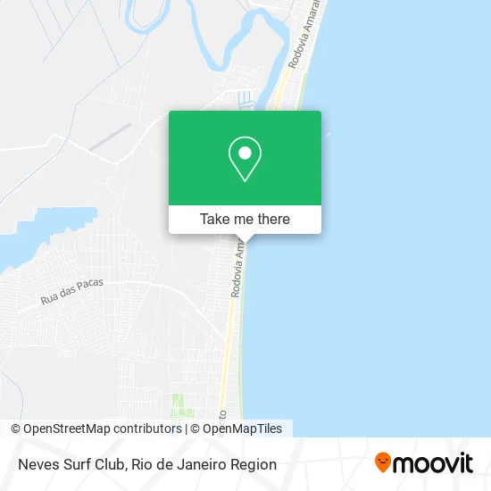 Neves Surf Club map