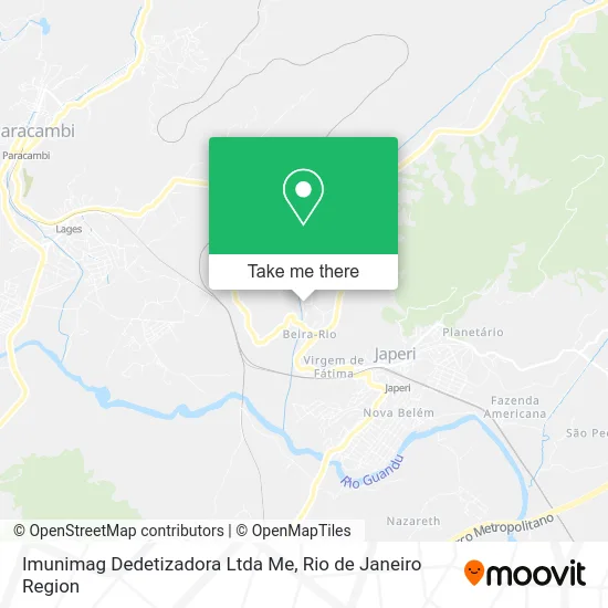 Imunimag Dedetizadora Ltda Me map