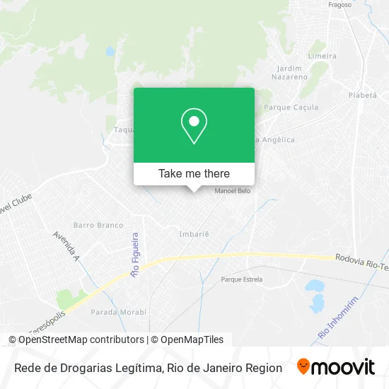 Rede de Drogarias Legítima map