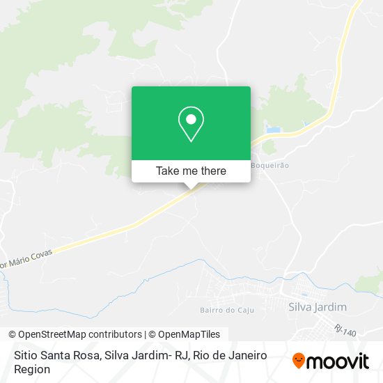 Sitio Santa Rosa, Silva Jardim- RJ map