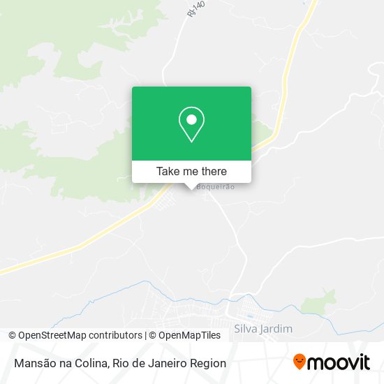 Mansão na Colina map