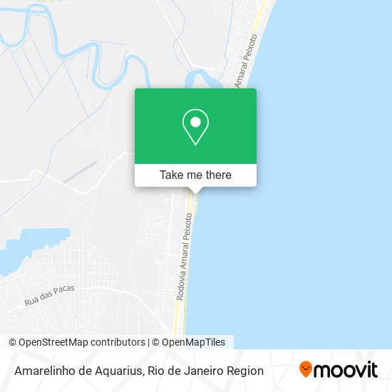 Amarelinho de Aquarius map