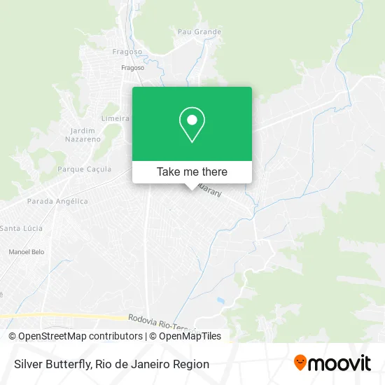 Silver Butterfly map