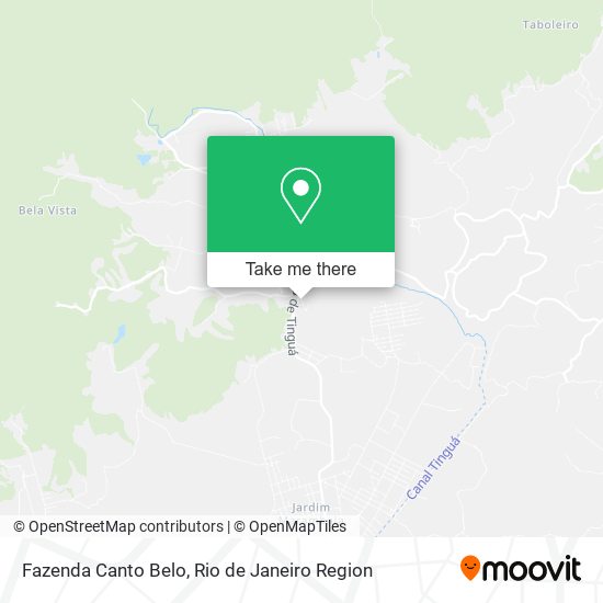 Fazenda Canto Belo map