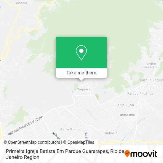 Primeira Igreja Batista Em Parque Guararapes map