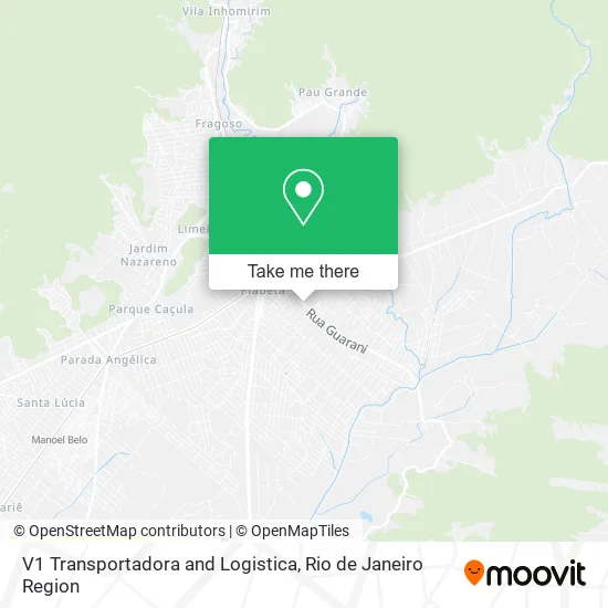 V1 Transportadora and Logistica map