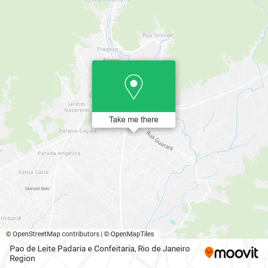 Pao de Leite Padaria e Confeitaria map