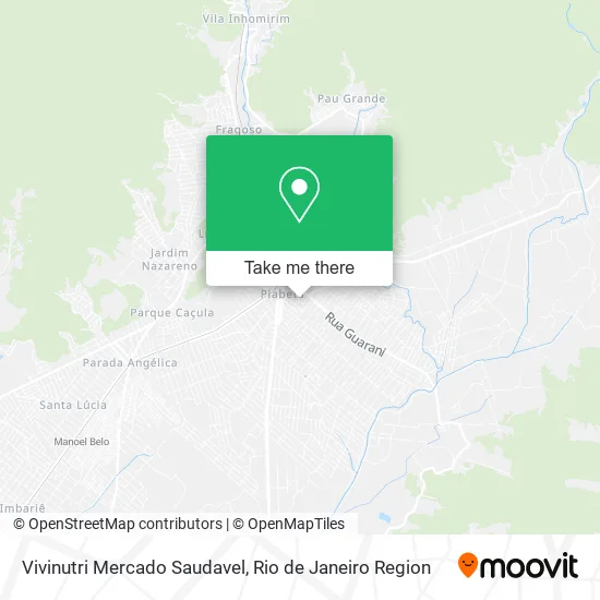 Vivinutri Mercado Saudavel map