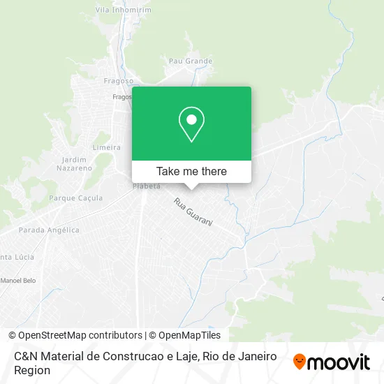 C&N Material de Construcao e Laje map