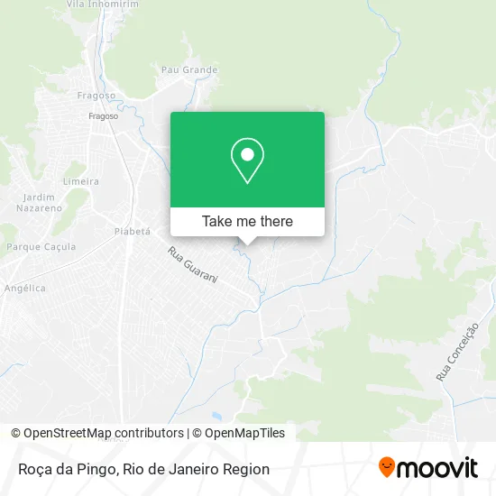 Roça da Pingo map