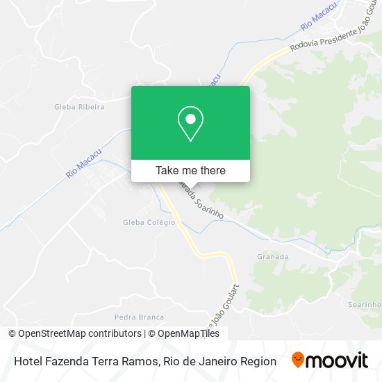 Hotel Fazenda Terra Ramos map