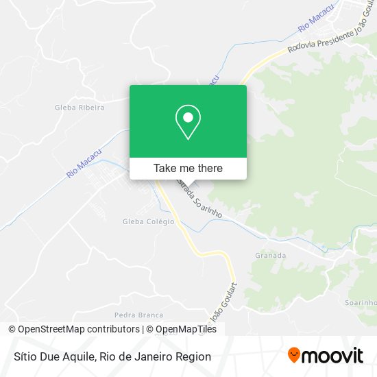 Sítio Due Aquile map