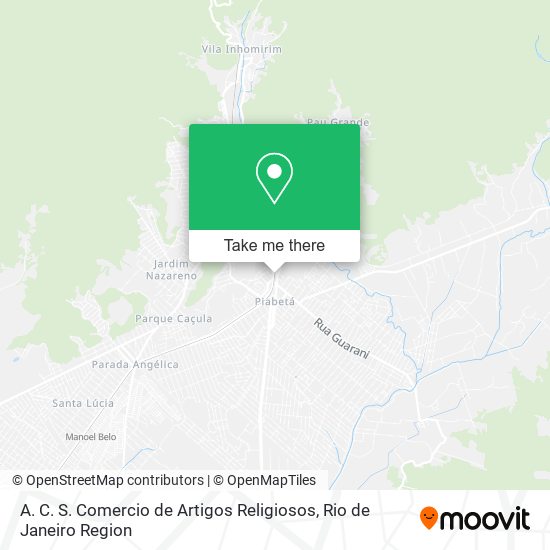A. C. S. Comercio de Artigos Religiosos map