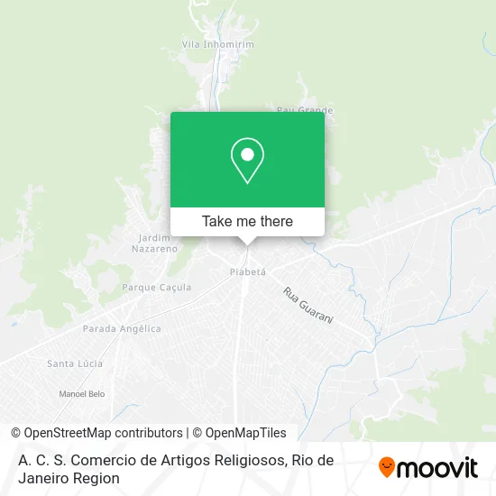 A. C. S. Comercio de Artigos Religiosos map