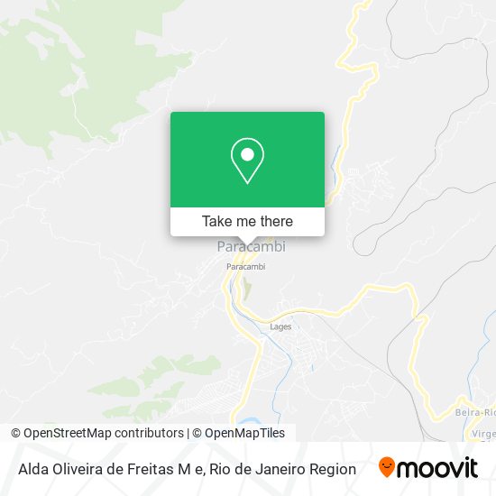 Alda Oliveira de Freitas M e map