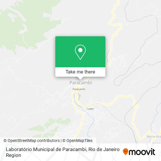 Laboratório Municipal de Paracambi map