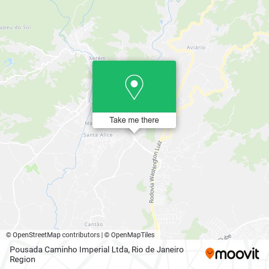 Pousada Caminho Imperial Ltda map