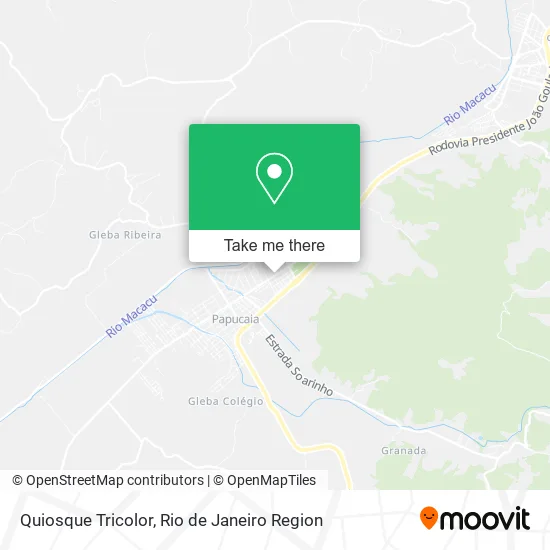 Quiosque Tricolor map