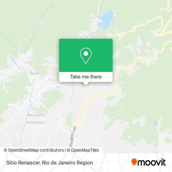 Sitio Renascer map