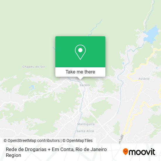 Rede de Drogarias + Em Conta map