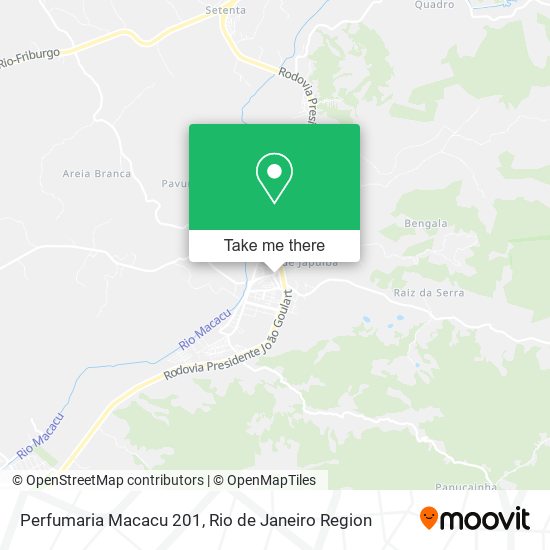 Perfumaria Macacu 201 map