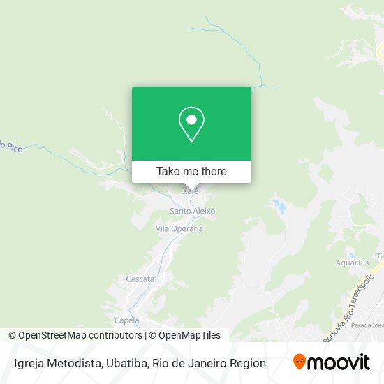 Igreja Metodista, Ubatiba map