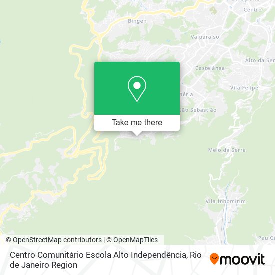 Centro Comunitário Escola Alto Independência map