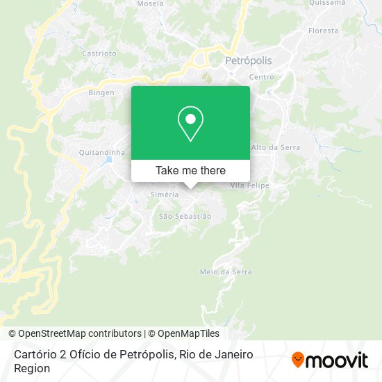 Cartório 2 Ofício de Petrópolis map