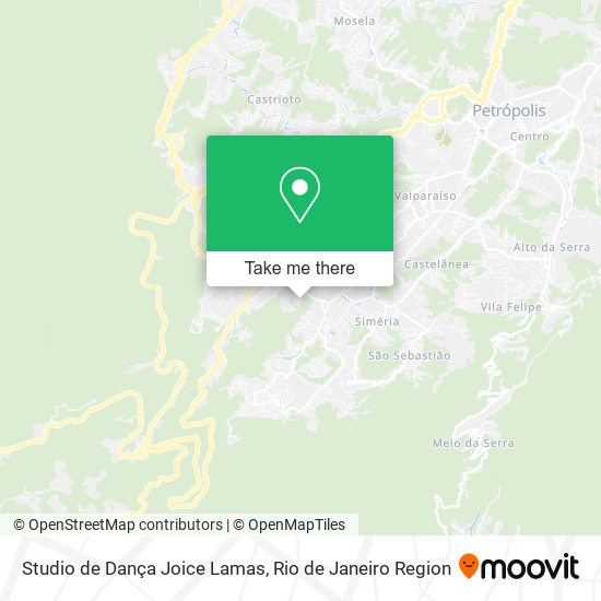 Mapa Studio de Dança Joice Lamas