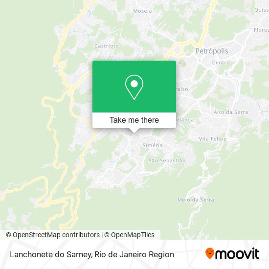 Lanchonete do Sarney map