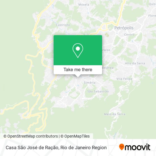 Casa São José de Ração map