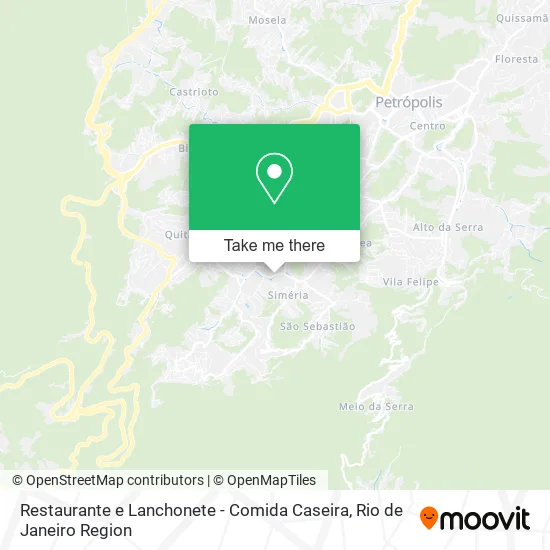 Restaurante e Lanchonete - Comida Caseira map